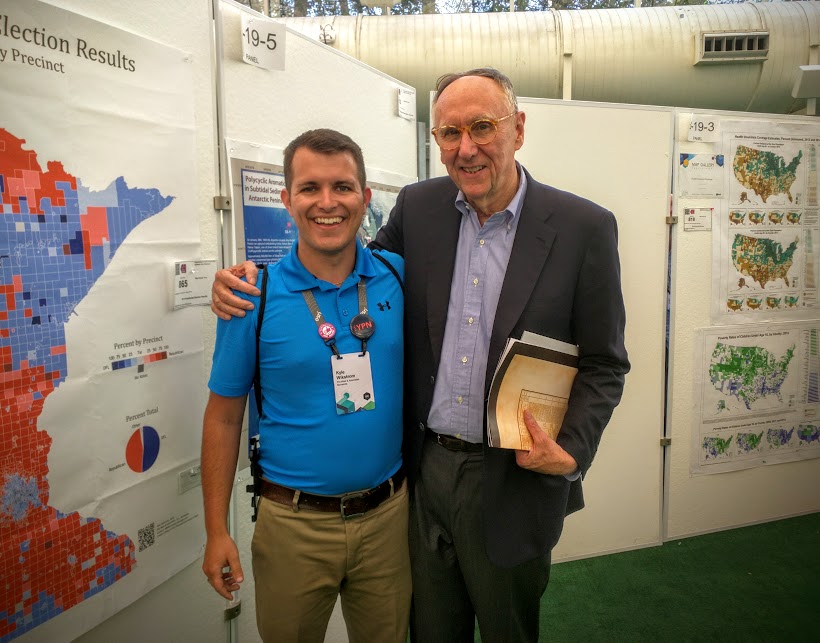 I had the opportunity to discuss my map with Jack at the Map Gallery Reception