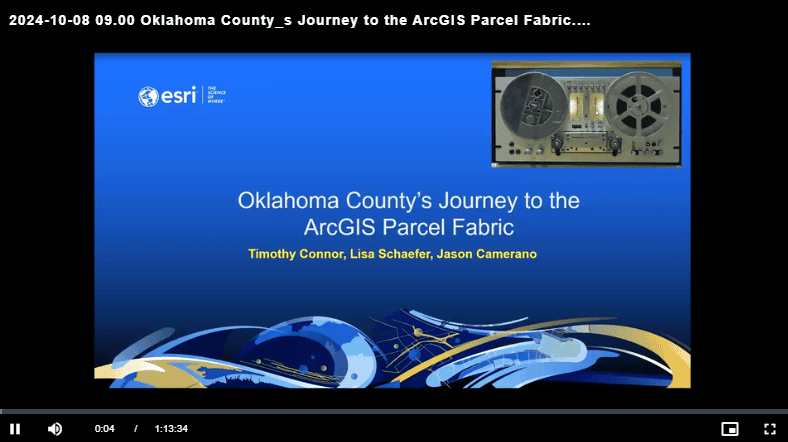 Oklahoma County Parcel Fabric Meetup